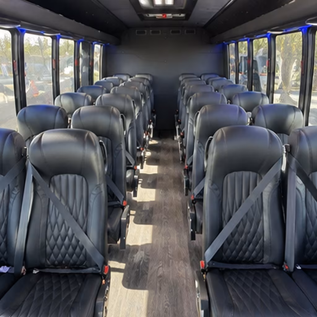 30 passenger minibus interior