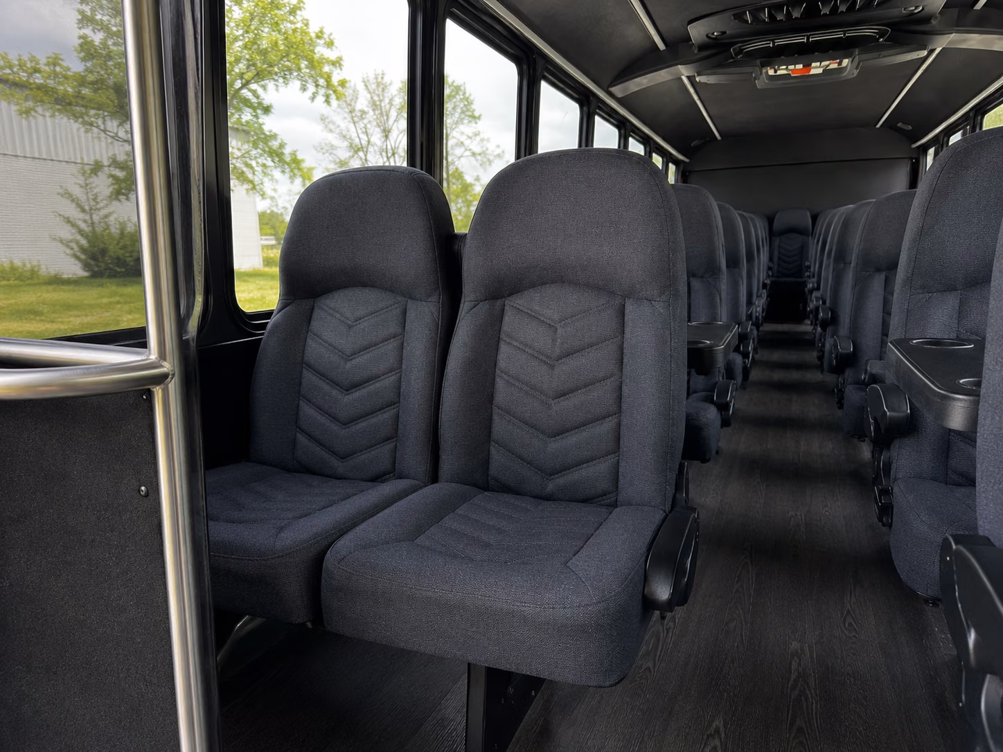 columbia 18 passenger minibus interior