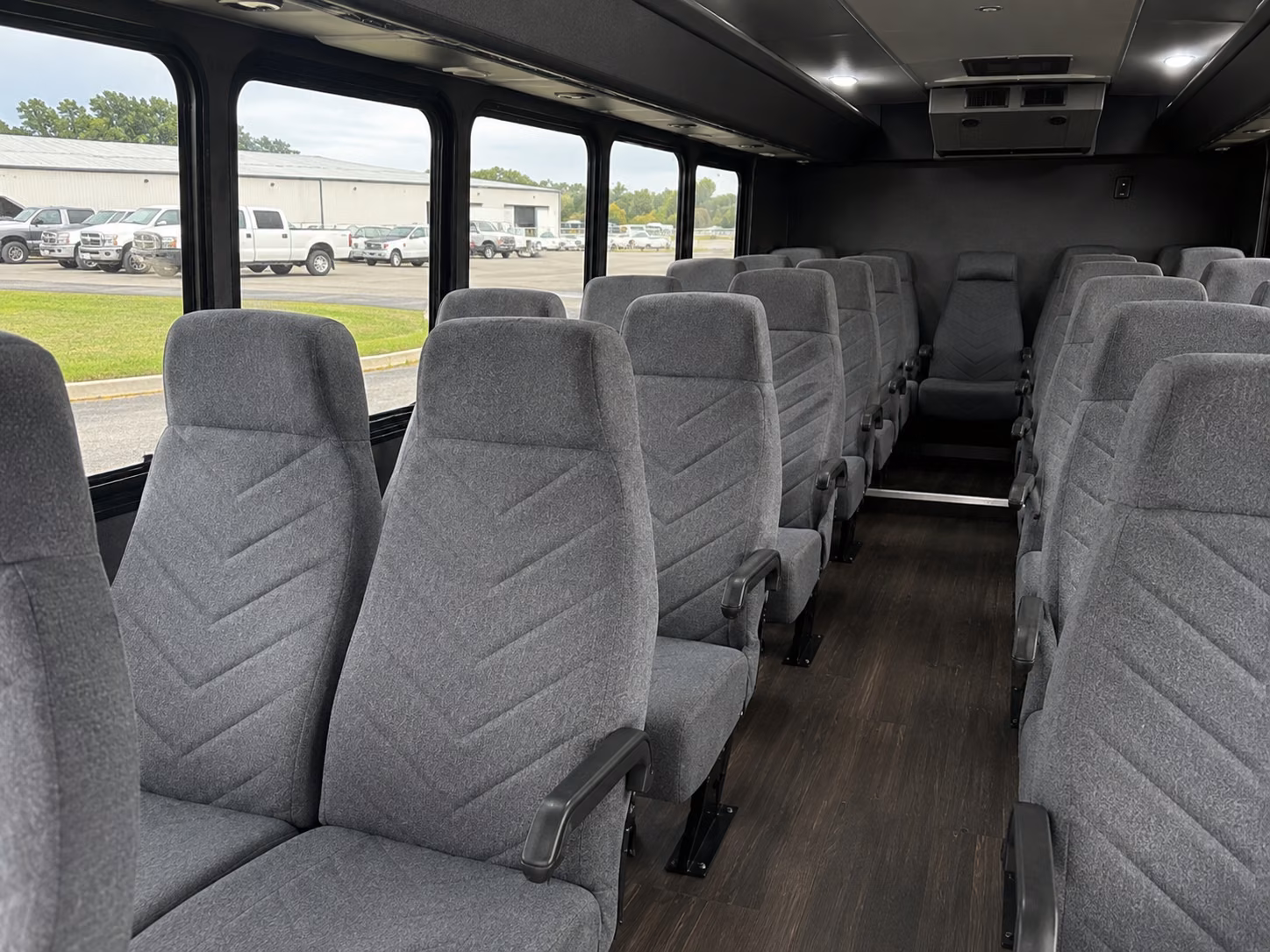 columbia 20 passenger minibus interior