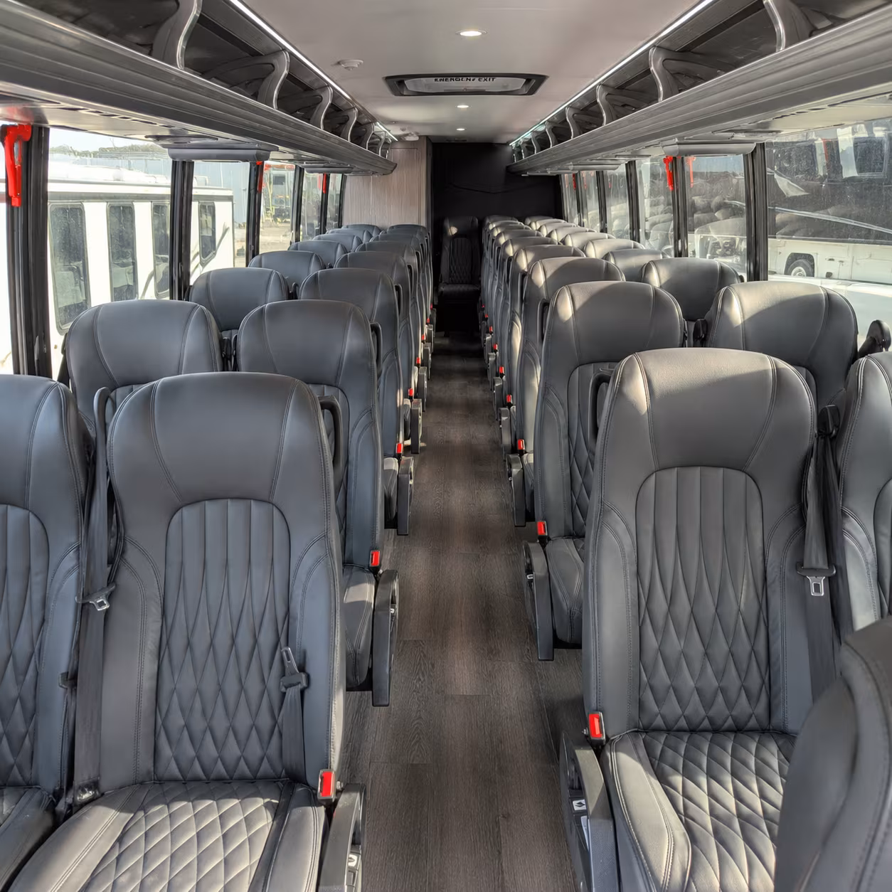columbia 30 passenger minibus inside