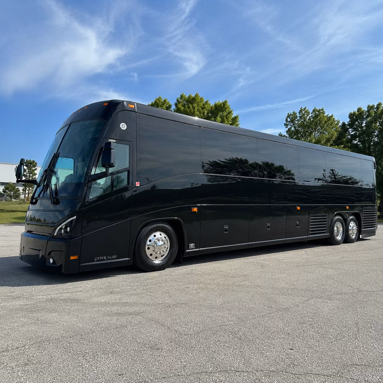 columbia 47 passenger charter bus