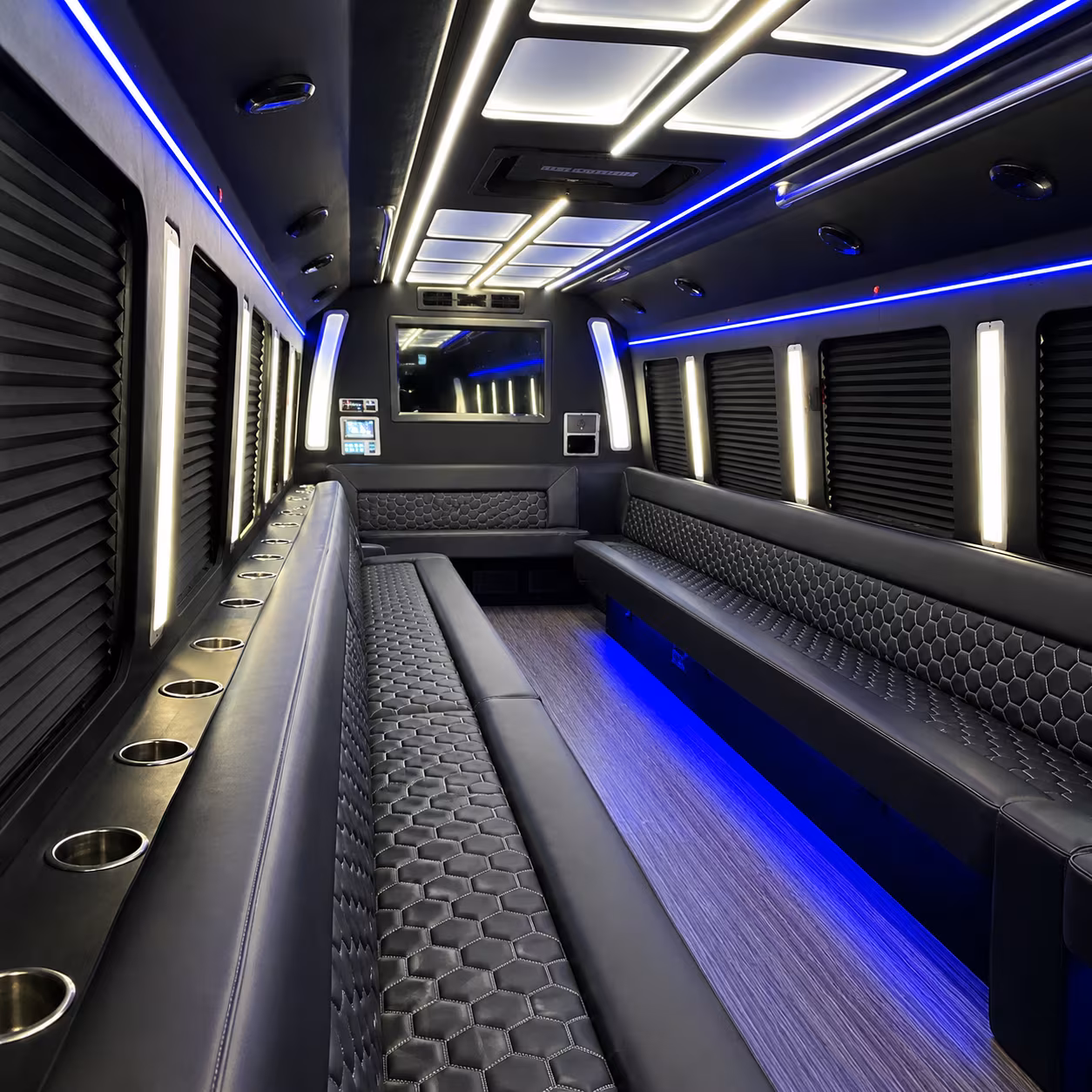 columbia party bus inside