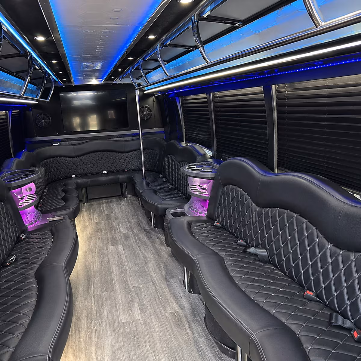 evening event and gala buses for columbia convention groups