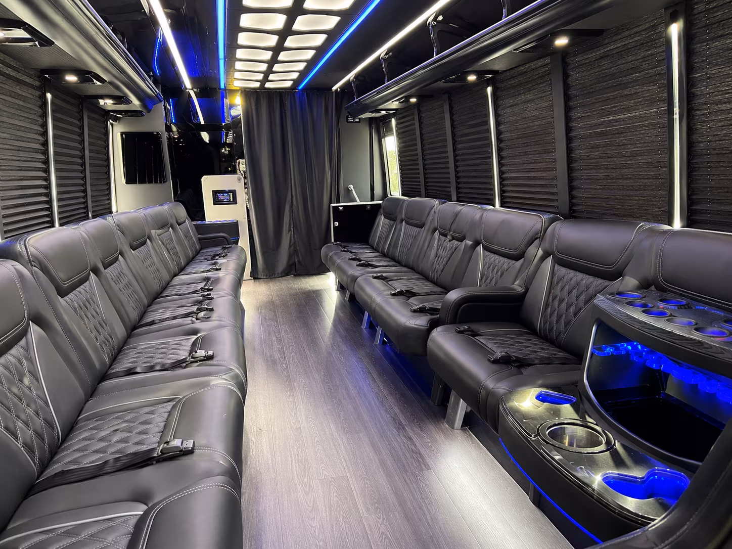 party buses for columbia wedding parties and bridal groups