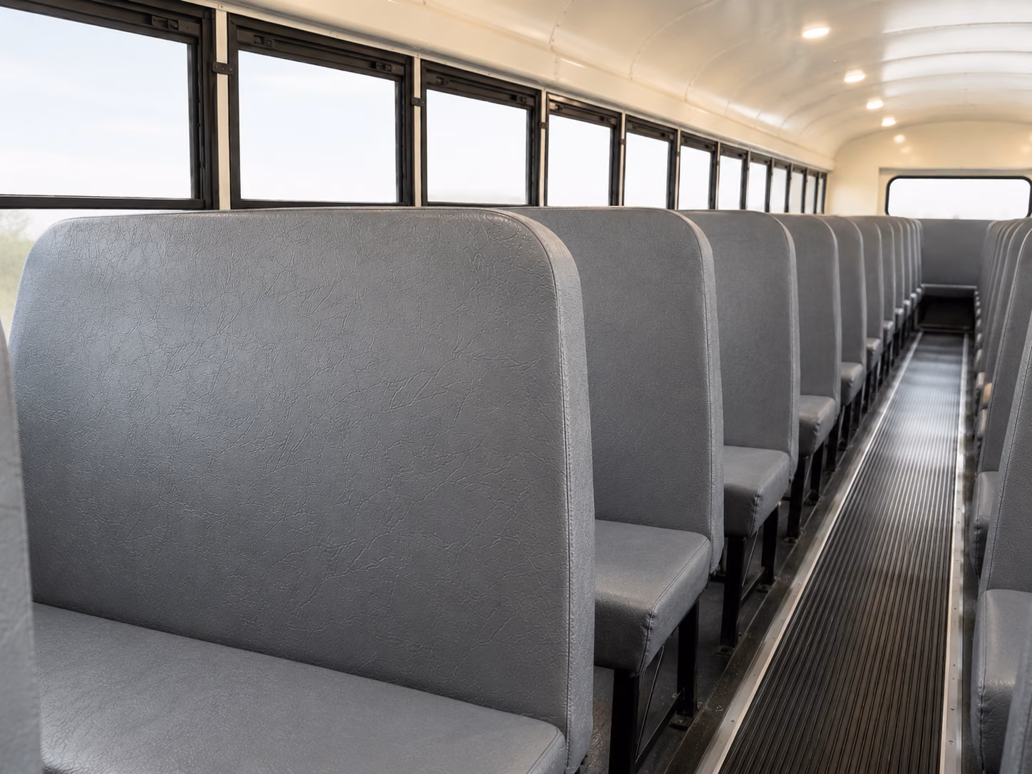 school bus interior